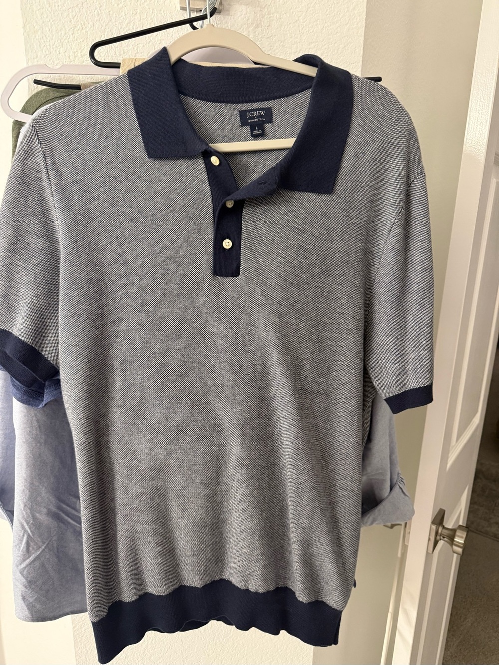 Men’s J Crew Sweater Polo - Sz L - Good Condition!